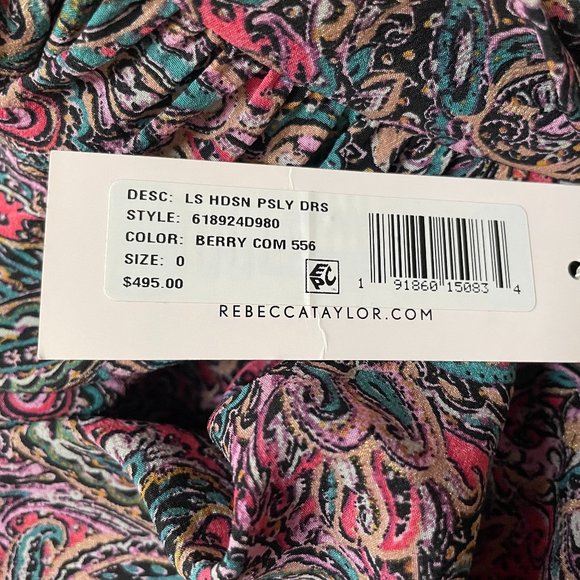 Hudson Paisley Silk Dress from Rebecca Taylor - Picture 14 of 15